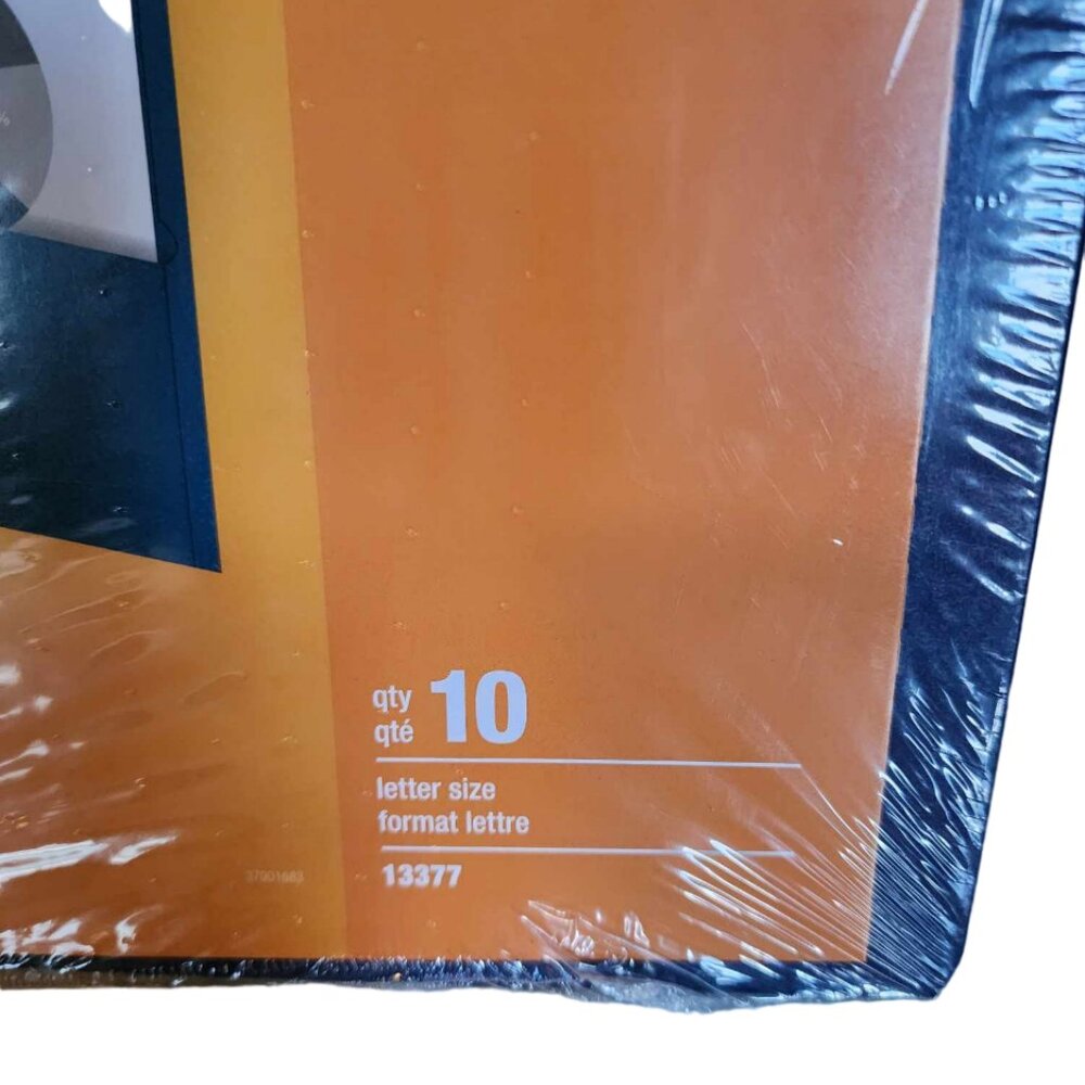 NWT - 6 Packs Staples Dark Blue Pocket Folders - 10 per pack (Total of 60!) - Picture 4 of 4